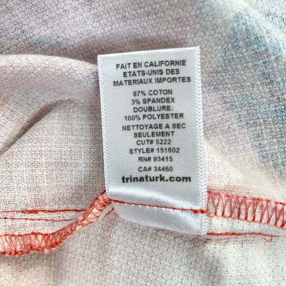 Trina Turk Florencia Floral Romper, Size 4 - Picture 6 of 6